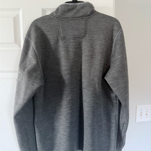 The North Face Men's Charcoal Zip-Up Sweater - Picture 3 of 3